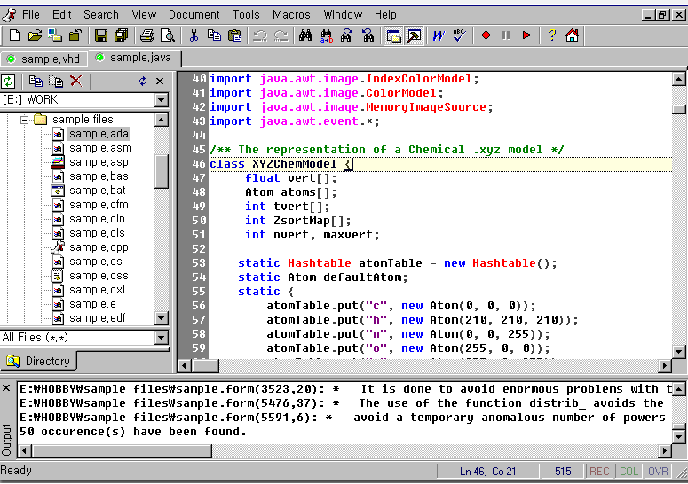 programming text editor