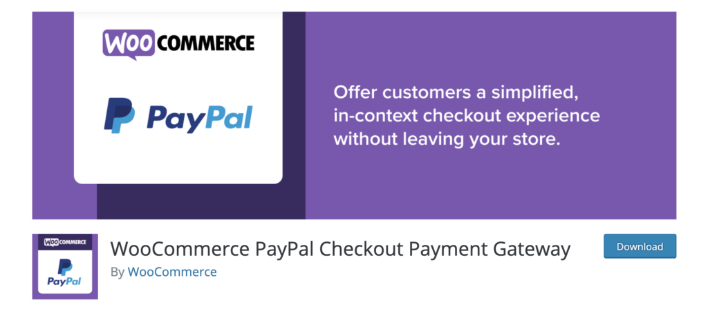 WooCommerce PayPal Checkout Gateway