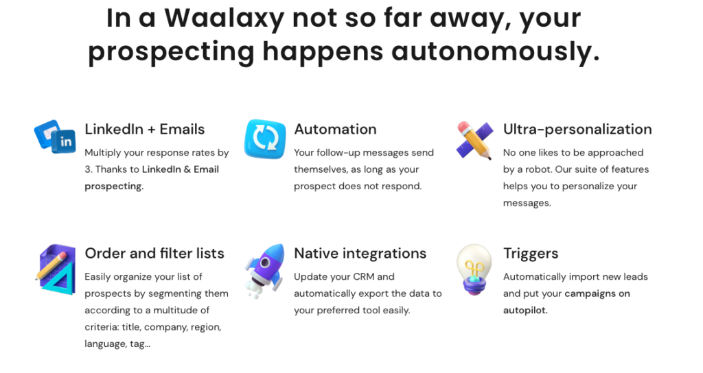 Features in Waalaxy